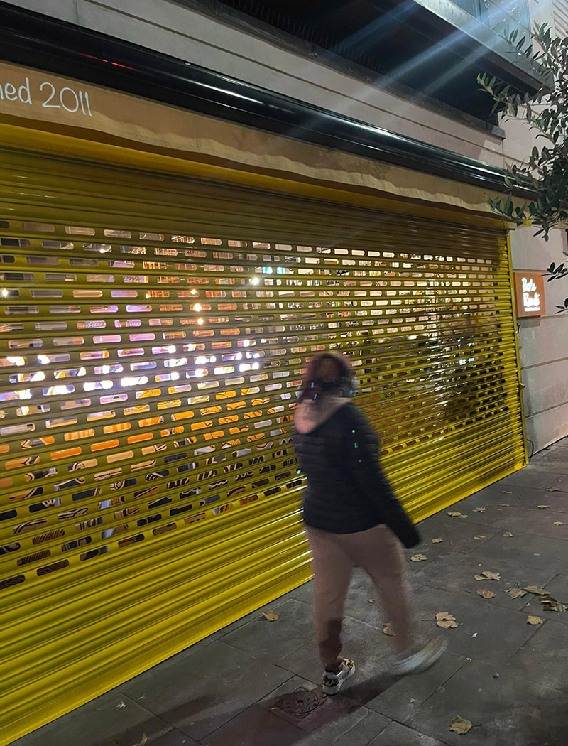 Glass shop front design